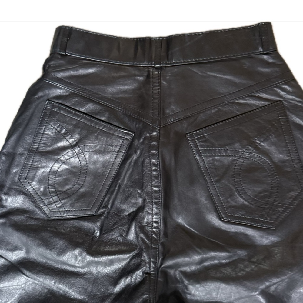 Wilsons Leather Black Straight Leg Leather Pants—runs small - Picture 6 of 13